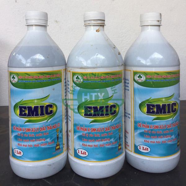 Chế phẩm vi sinh khử mùi hôi chất thải EMIC