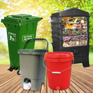 Thùng rác compost - Thùng ủ rác hữu cơ