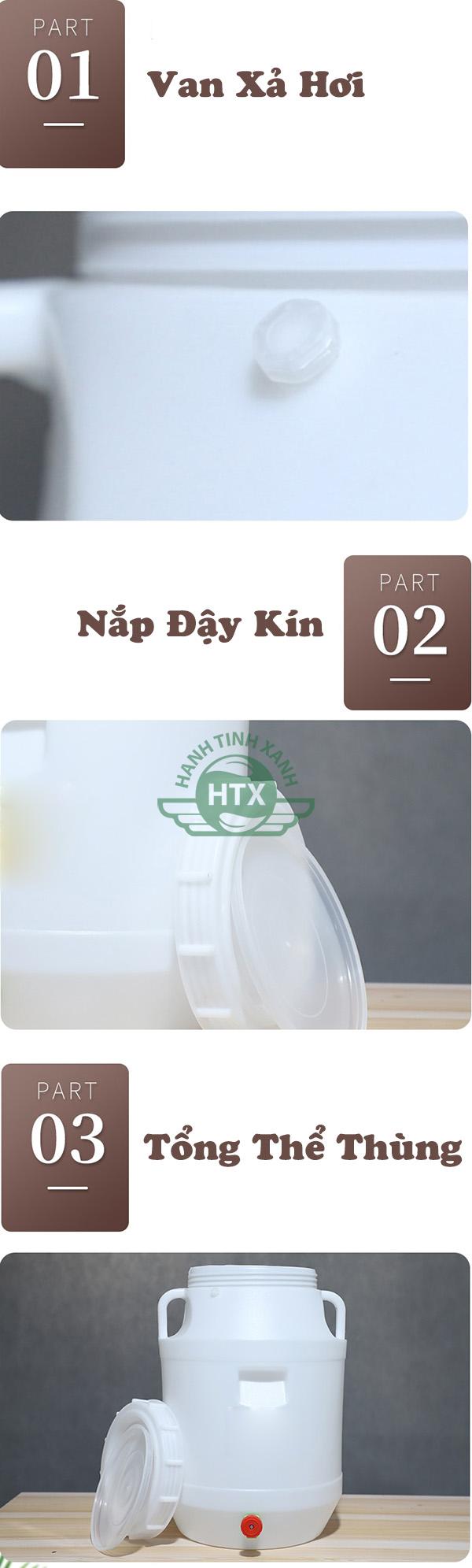 Thùng ủ rác 50 lít