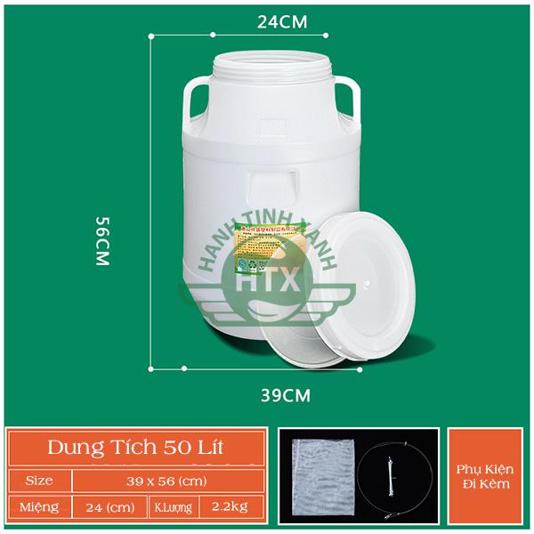 Thùng ủ rác 50 lít